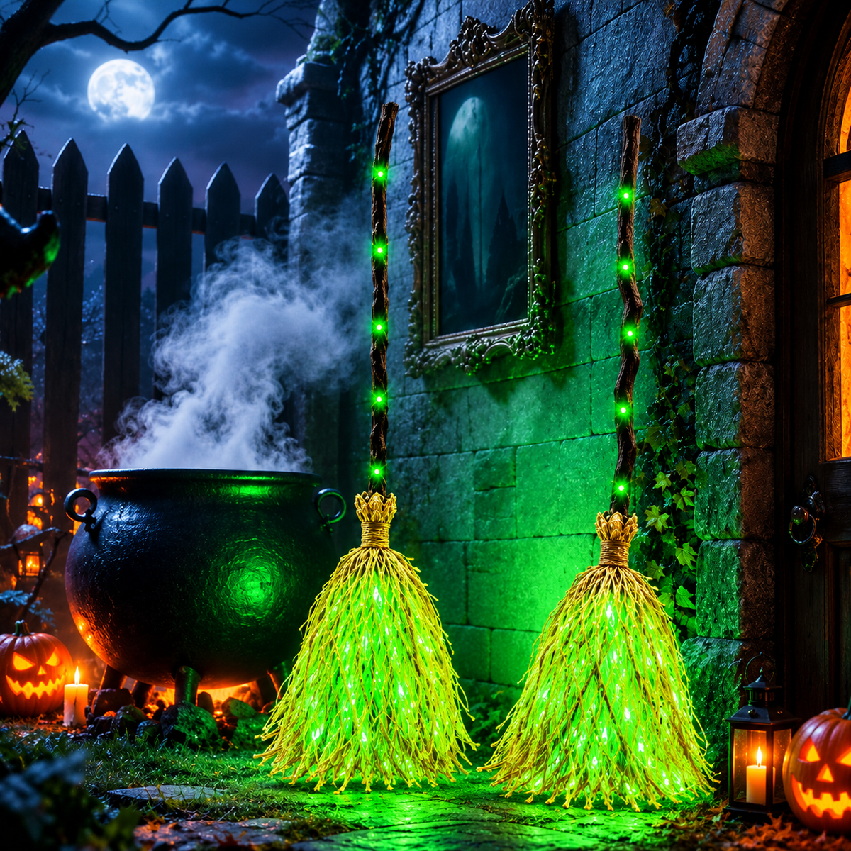 Magic Halloween Broom
