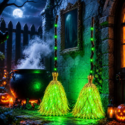 Magic Halloween Broom
