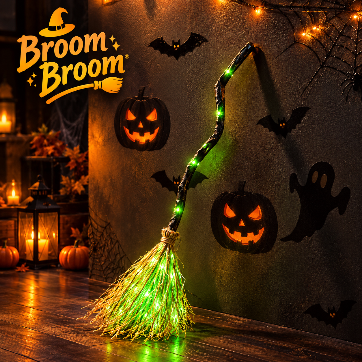 Magic Halloween Broom